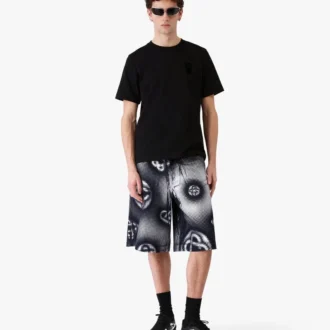 Parelmoer Monogram denim Shorts