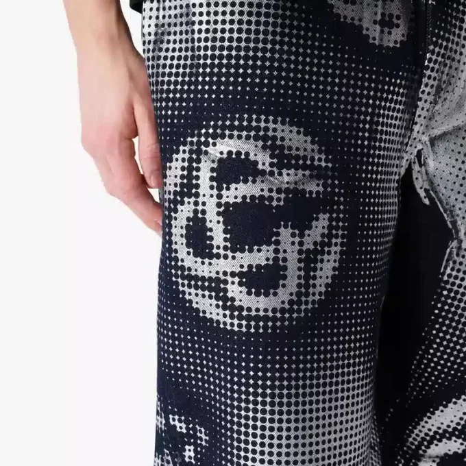 Parelmoer Monogram denim Shorts Parelmoer Monogram denim Shorts