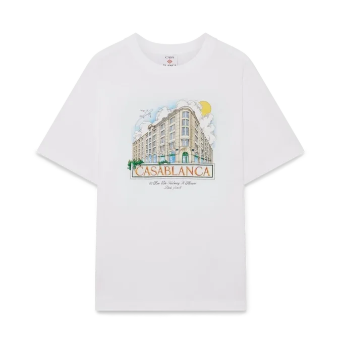 Paris Store bedrukt T-shirt met korte mouwen Paris Store bedrukt T-shirt met korte mouwen