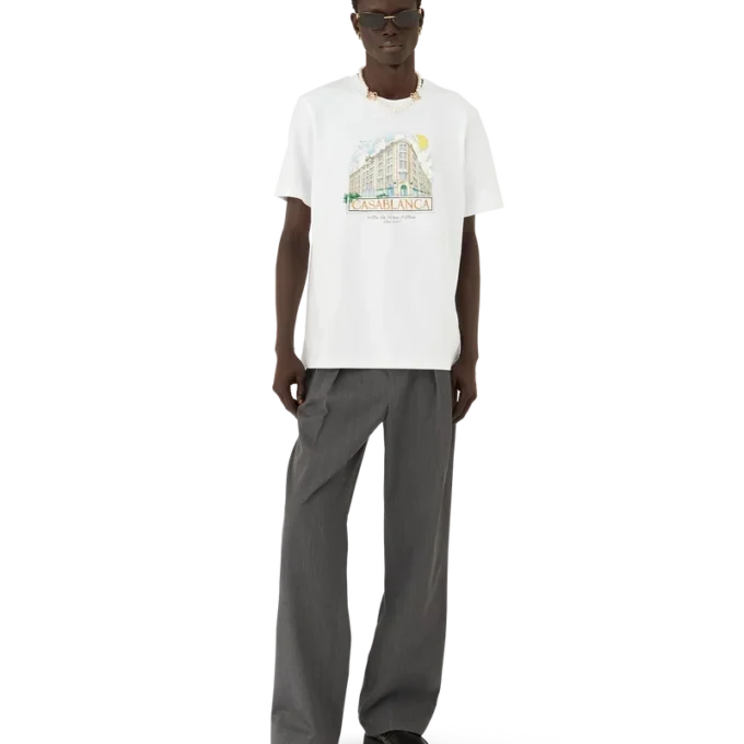 Paris Store bedrukt T-shirt met korte mouwen Paris Store bedrukt T-shirt met korte mouwen