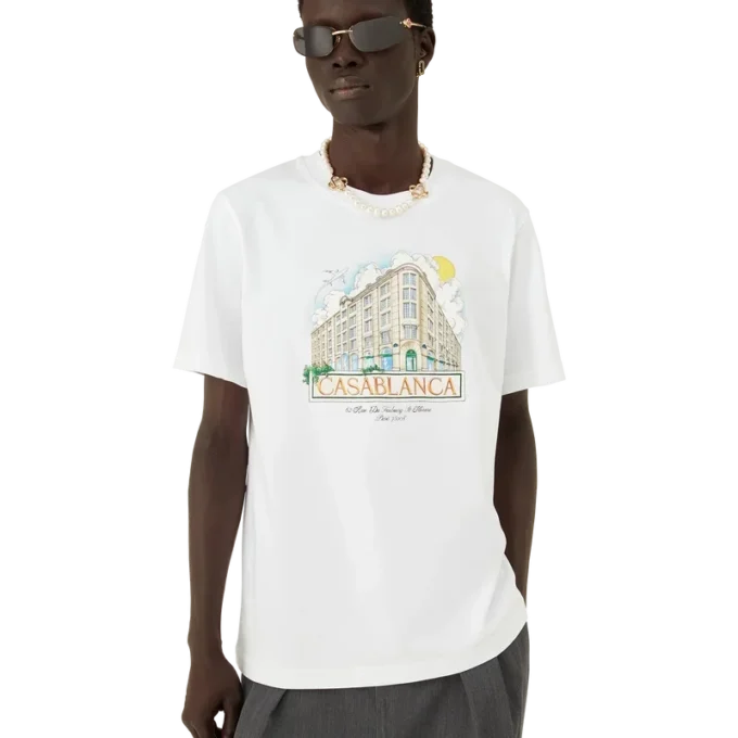 Paris Store bedrukt T-shirt met korte mouwen Paris Store bedrukt T-shirt met korte mouwen
