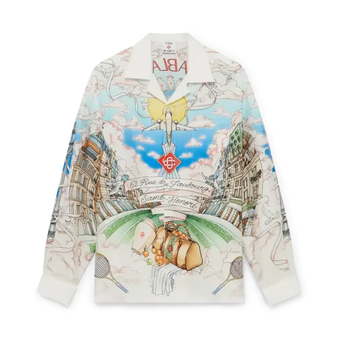 Paris Store Klassiek overhemd met lange mouwen