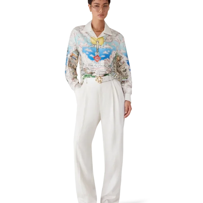 Paris Store Klassiek overhemd met lange mouwen