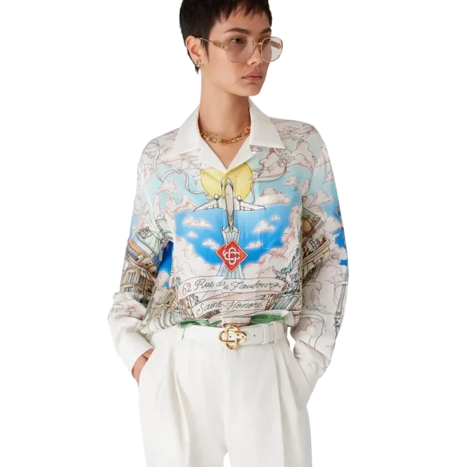 Paris Store Klassiek overhemd met lange mouwen