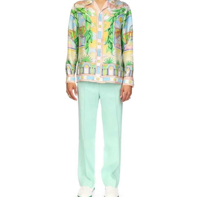 Paysage Ideal zijden overhemd Paysage Ideal zijden overhemd