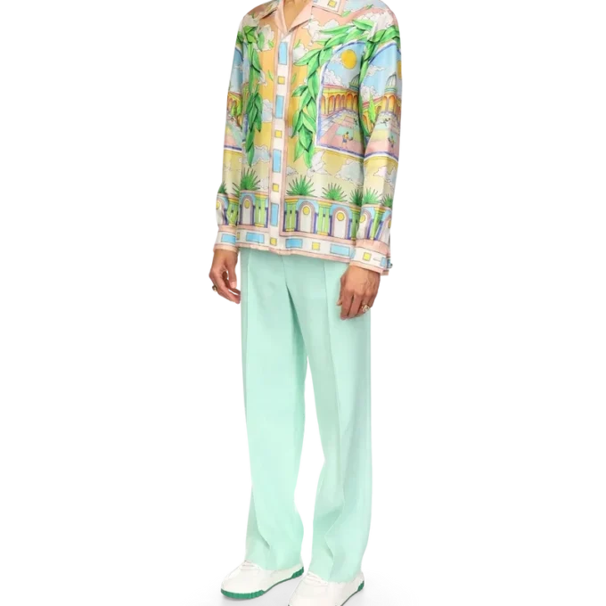 Paysage Ideal zijden overhemd Paysage Ideal zijden overhemd