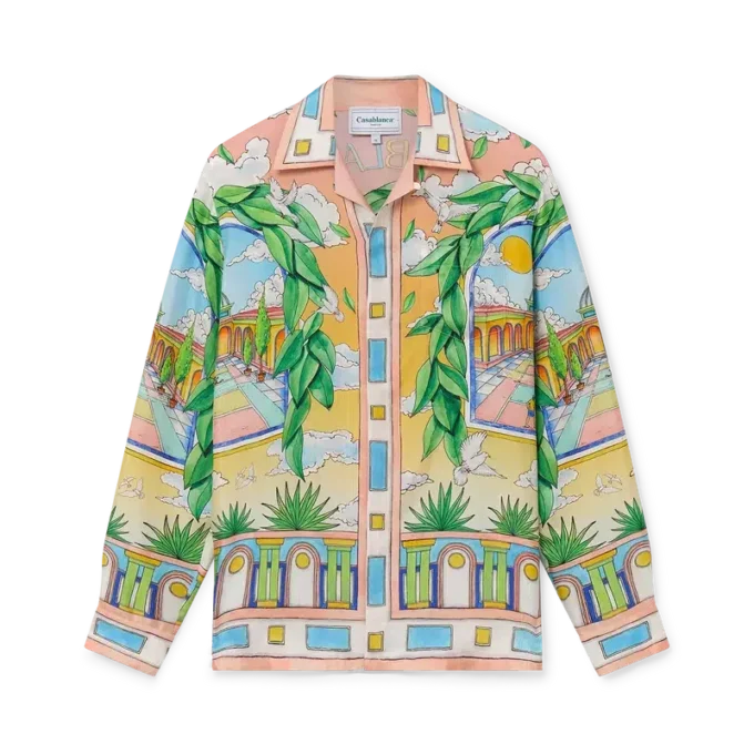 Paysage Ideal zijden overhemd Paysage Ideal zijden overhemd