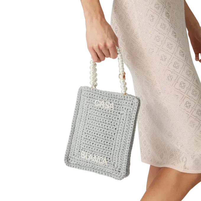 Pearl Mini Crochet-tas