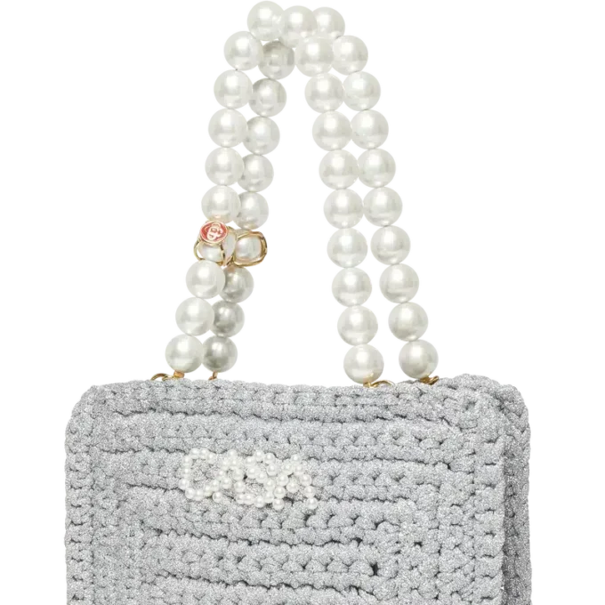 Pearl Mini Crochet-tas