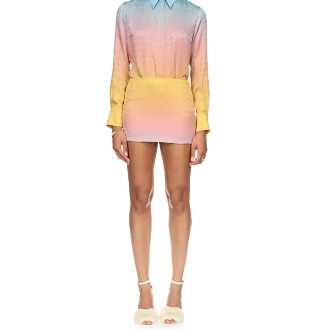 Ping Pong Gradient zijden rok Ping Pong Gradient zijden rok