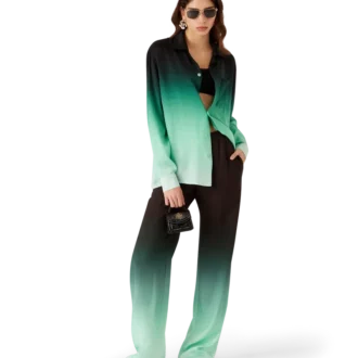 Pingpong-jacquardbroek met kleurverloop