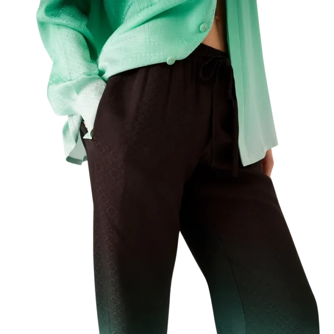 Pingpong-jacquardbroek met kleurverloop