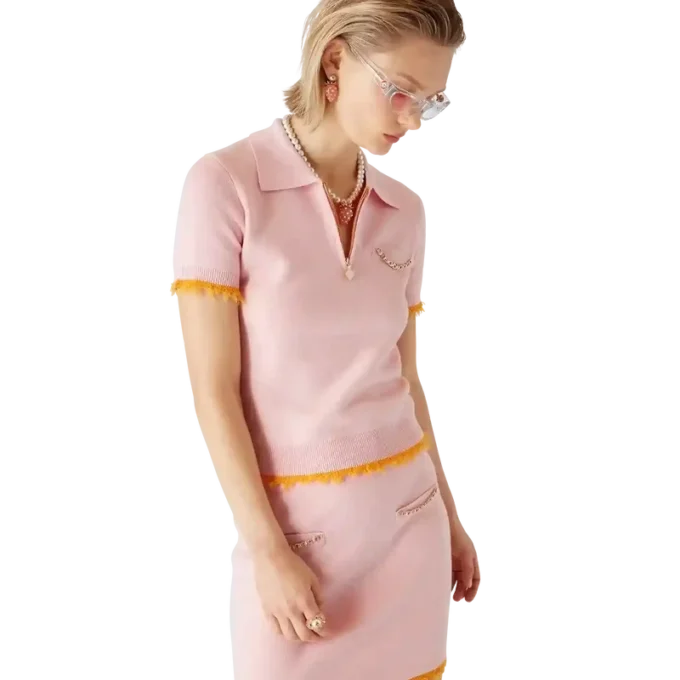 Polo met dubbele stoflaag Polo met dubbele stoflaag