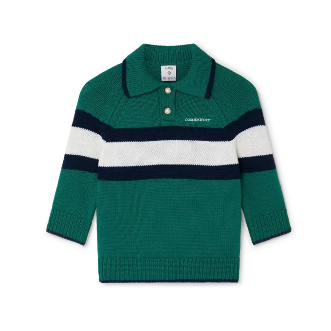 Polo met kleurblokken