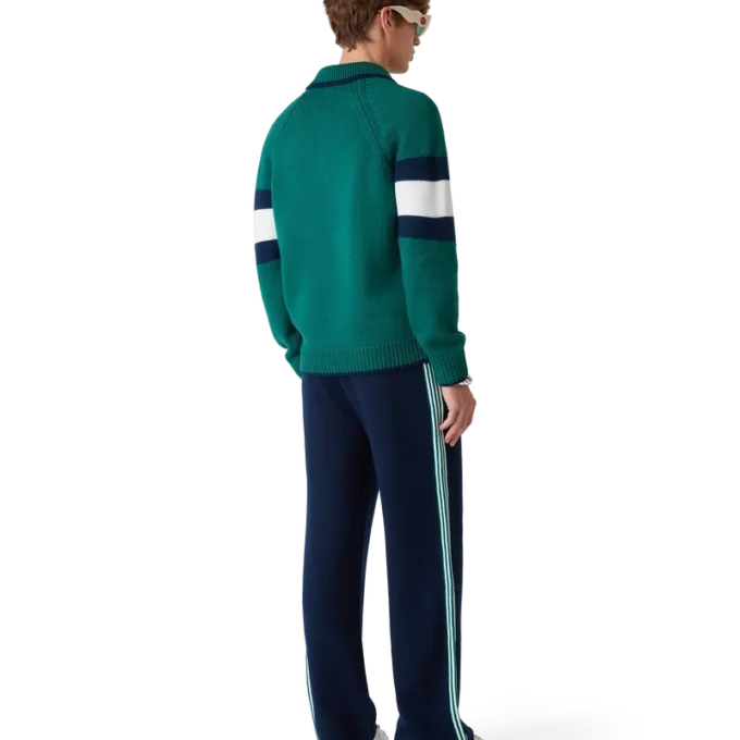 Polo met kleurblokken