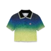 Polo met korte mouwen en kleurverloop
