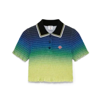 Polo met korte mouwen en kleurverloop Polo met korte mouwen en kleurverloop