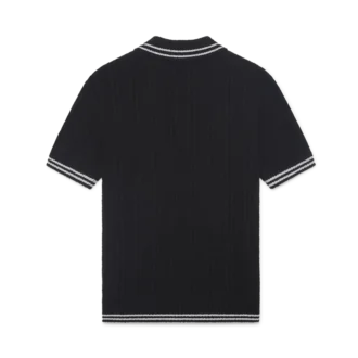 Polo met zilveren rand