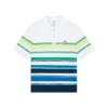 Poloshirt met korte mouwen en strepen in kleurverloop