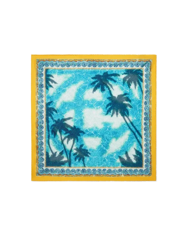 Poolside Emblem middelgrote zijden sjaal Poolside Emblem middelgrote zijden sjaal