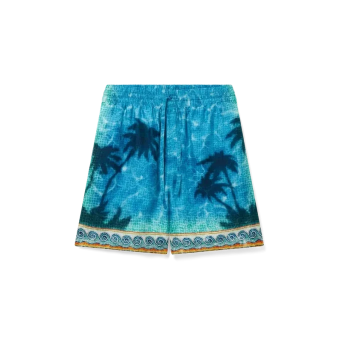 Poolside Emblem zijden Shorts Poolside Emblem zijden Shorts