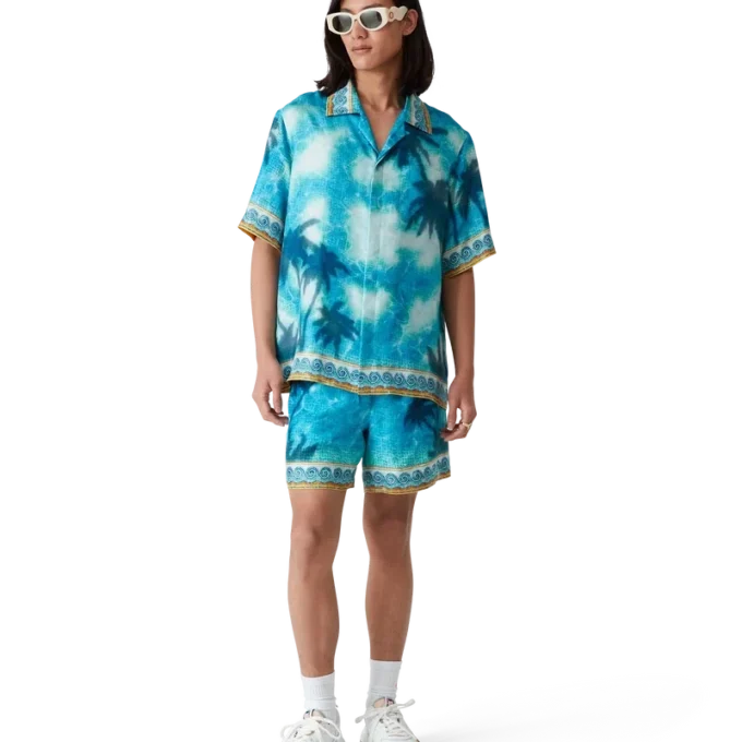 Poolside Emblem zijden Shorts Poolside Emblem zijden Shorts