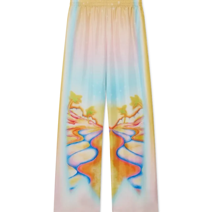 Psychedelische Nirvana-zijden broek Psychedelische Nirvana-zijden broek