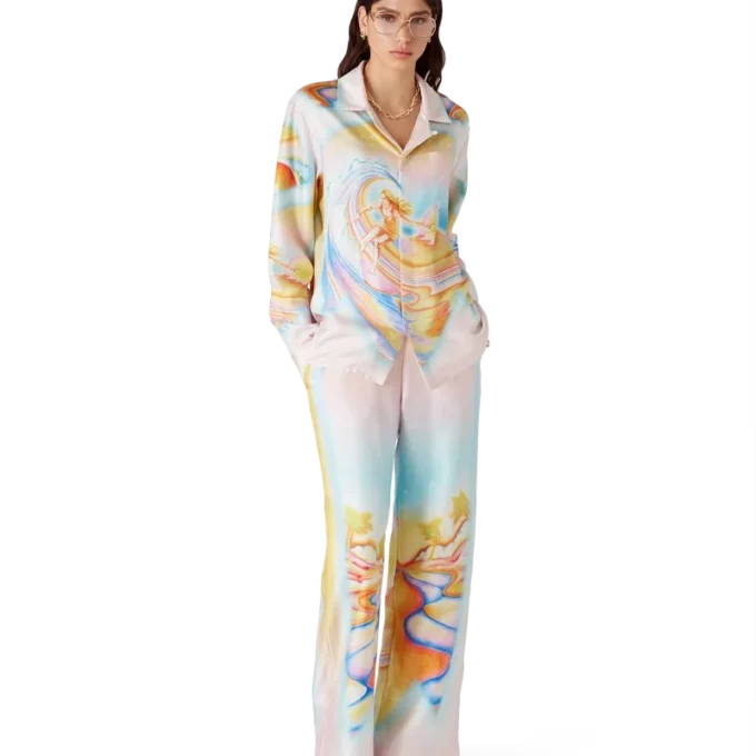 Psychedelische Nirvana-zijden broek Psychedelische Nirvana-zijden broek