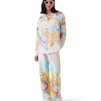 Psychedelische Nirvana-zijden broek Psychedelische Nirvana-zijden broek