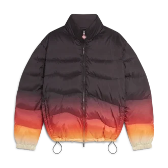 Pufferjack met gewatteerd kleurverloop