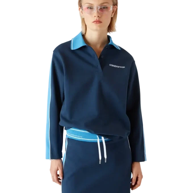 Punto Polo-sweatshirt met kraag Punto Polo-sweatshirt met kraag