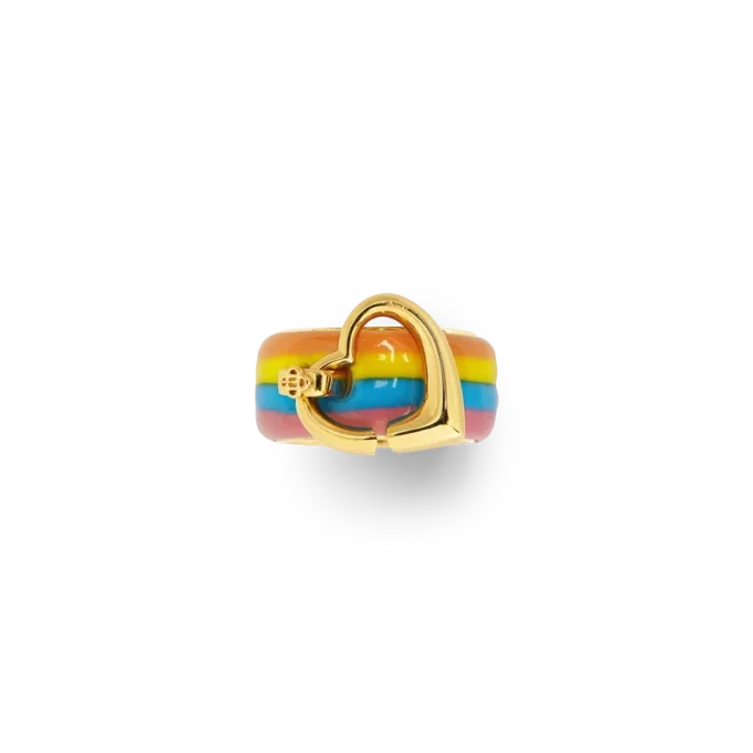 Rainbow Heart Ring