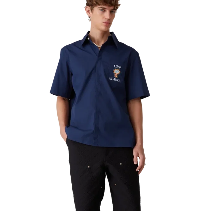 Rainbow Mushroom-overhemd met korte mouwen