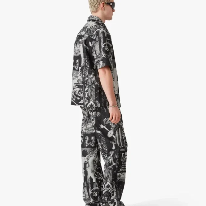 Rave Collage Straight Leg Jeans Rave Collage Straight Leg Jeans