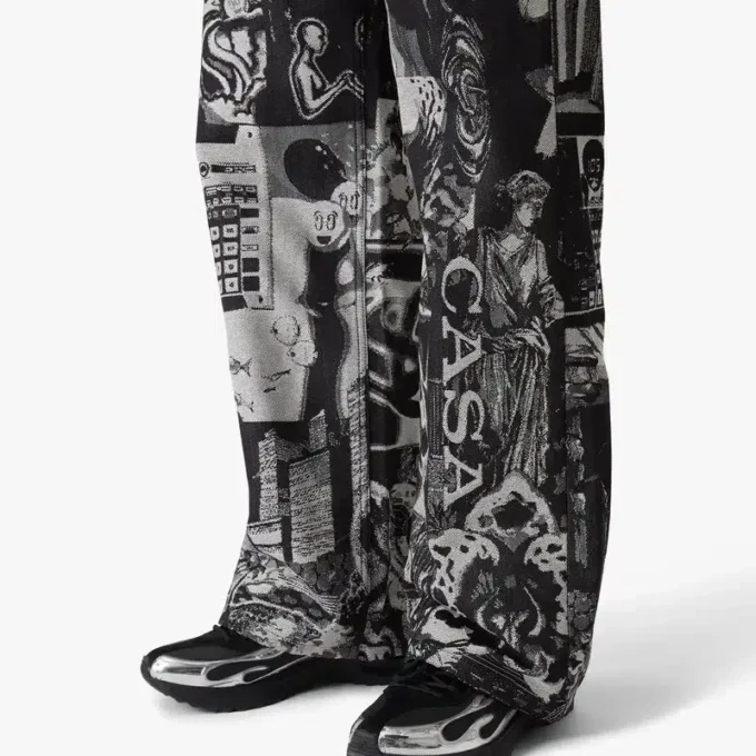 Rave Collage Straight Leg Jeans Rave Collage Straight Leg Jeans