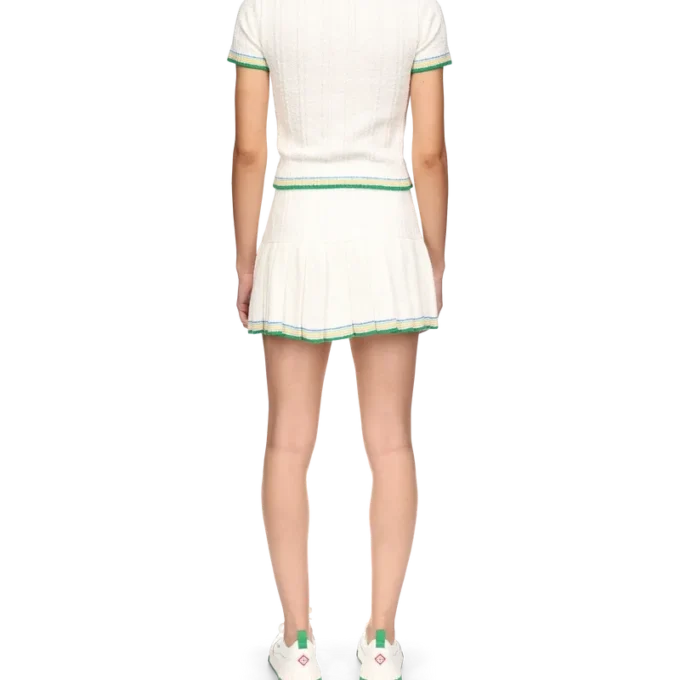 Rib Boucle Polo Shirt