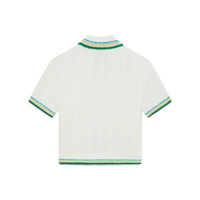 Rib Boucle Polo Shirt