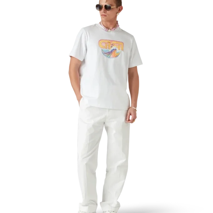 Roze geknoopte ketting