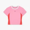 Roze Monogram Rash Top met korte mouwen Roze Monogram Rash Top met korte mouwen