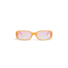 Roze & oranje slanke zonnebril