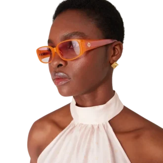 Roze & oranje slanke zonnebril