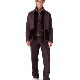 Satijnen gewatteerd jasje