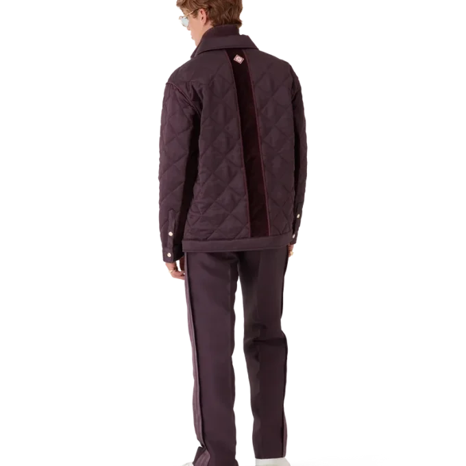 Satijnen gewatteerd jasje Satijnen gewatteerd jasje