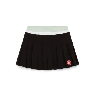 Scuba geplooide minirok