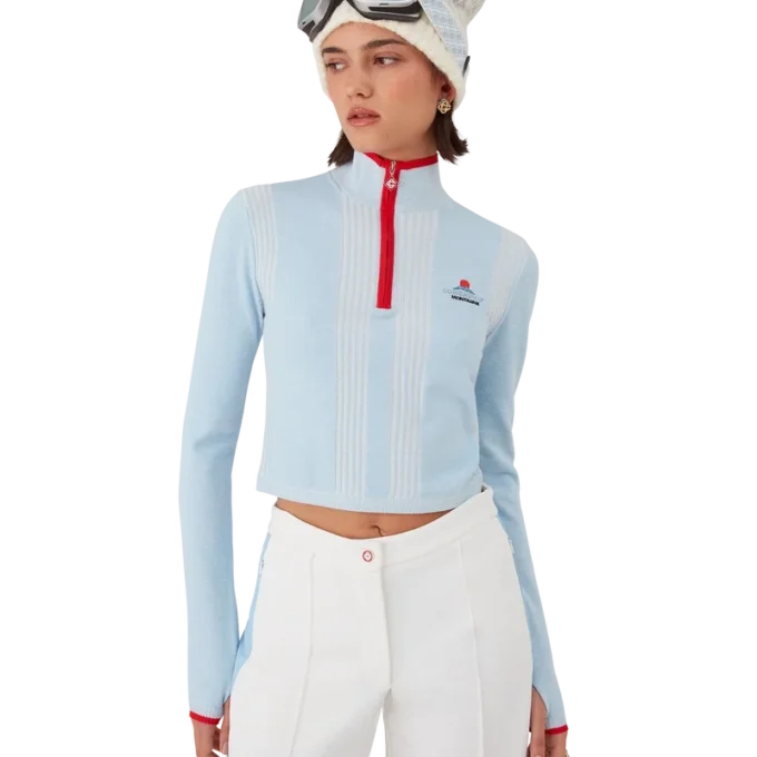 Ski Merino-basislaag crop top