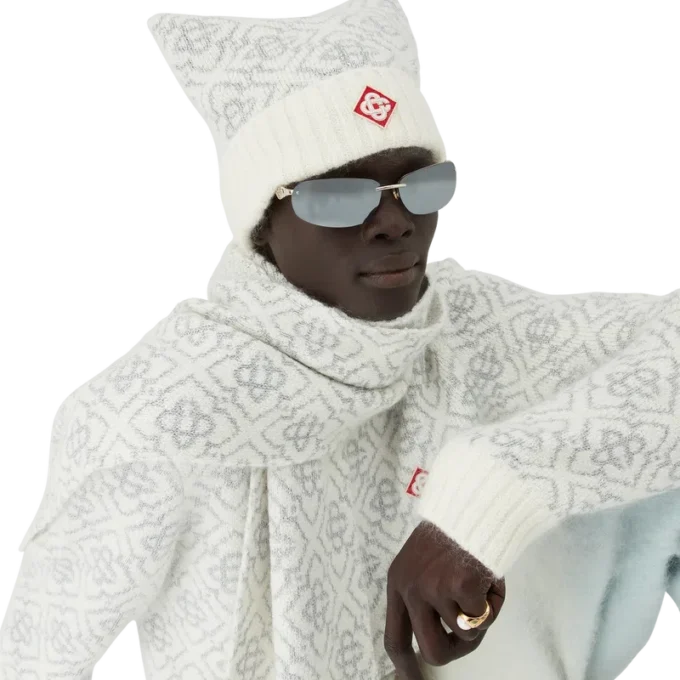 Ski Monogram Mohair Beanie