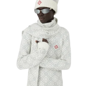 Ski Monogram Mohair Sjaal