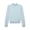 Ski Monogram Top met Hoge Kraag
