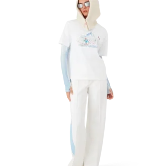 Ski T-shirt met korte mouwen in shorts