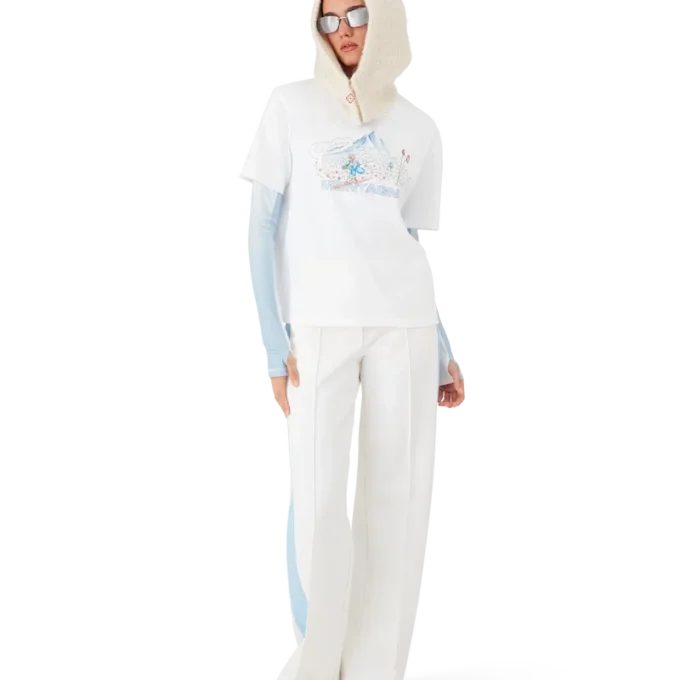 Ski T-shirt met korte mouwen in shorts Ski T-shirt met korte mouwen in shorts